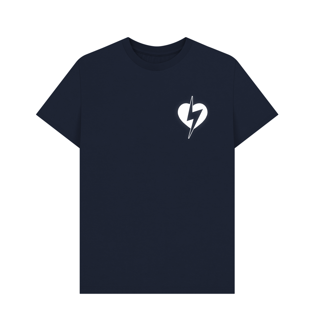 Navy Blue Front and Back Logo Shirt