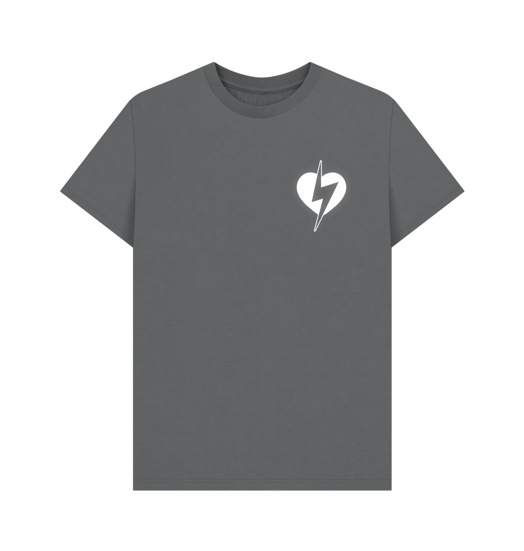 Slate Grey Front and Back Logo Shirt